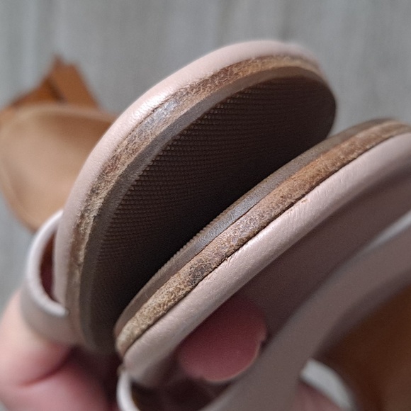 Chloe velcro ankle strap wedge sandals - Picture 9 of 16